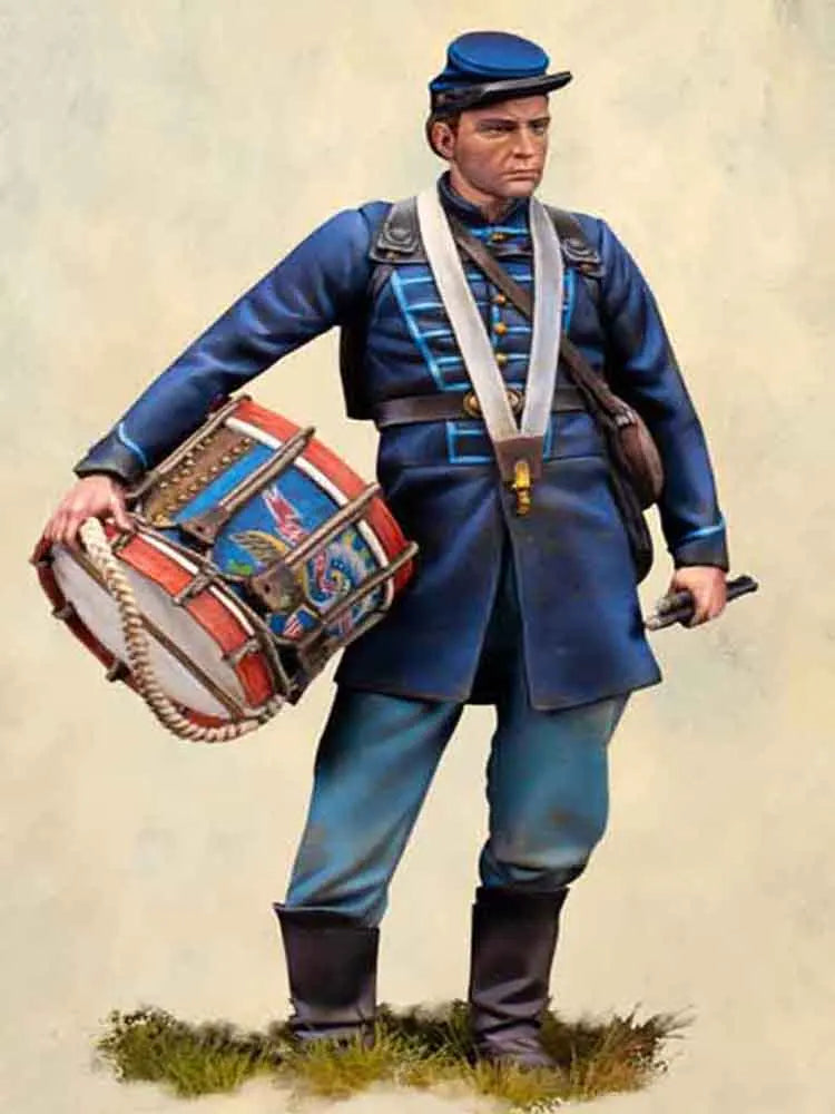 1/24 Ancient Military Officer, Resin Model Figure Kit, Unassembled and Unpainted