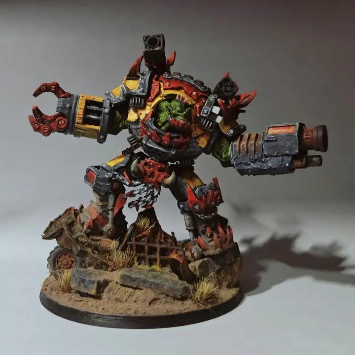 Orkaz War Boss, Resin Model Figure Kit, Sci-Fi Theme, Unassembled and Unpainted