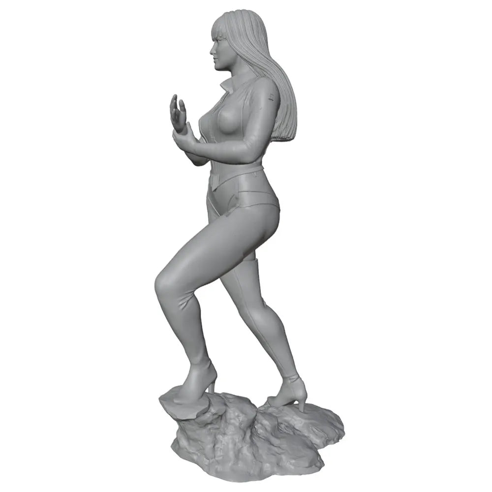 1/24 Stylized Female Pinup, Resin Model Figure Kit, Unassembled and Unpainted