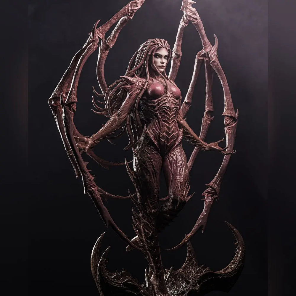 150mm Queen of Blades, Resin Model Figure Kit, Fantasy Theme, Unassembled and Unpainted