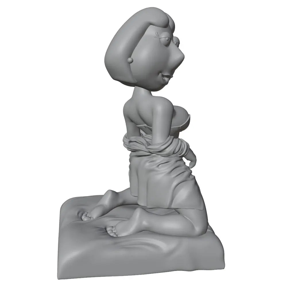 75mm Female Pinup, Resin Model Figure Kit, Unassembled and Unpainted