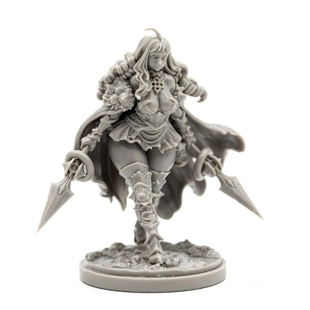 Grimdark Female Warriors, 7 Figures, Resin Model Figure Kit, Fantasy Theme, Unassembled and Unpainted