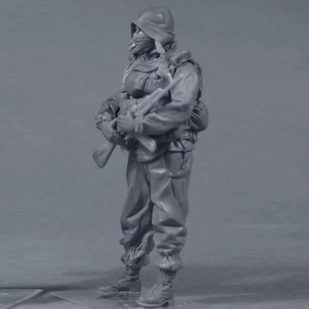 1/35 Modern Special Forces with Support Weapon Team, 2 Figures, Resin Model Figure Kit, Unassembled and Unpainted