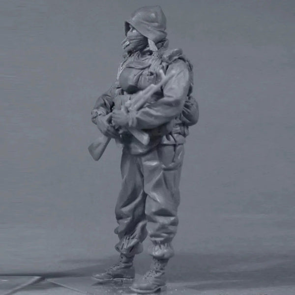 1/35 Modern Special Forces with Support Weapon Team, 2 Figures, Resin Model Figure Kit, Unassembled and Unpainted