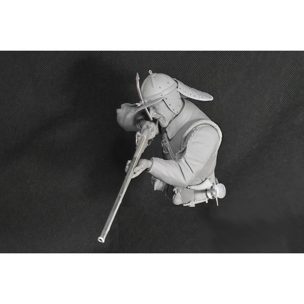 1/10 17th Century Dutch Musketeer, Resin Model Bust Kit, Military Theme, Unassembled and Unpainted