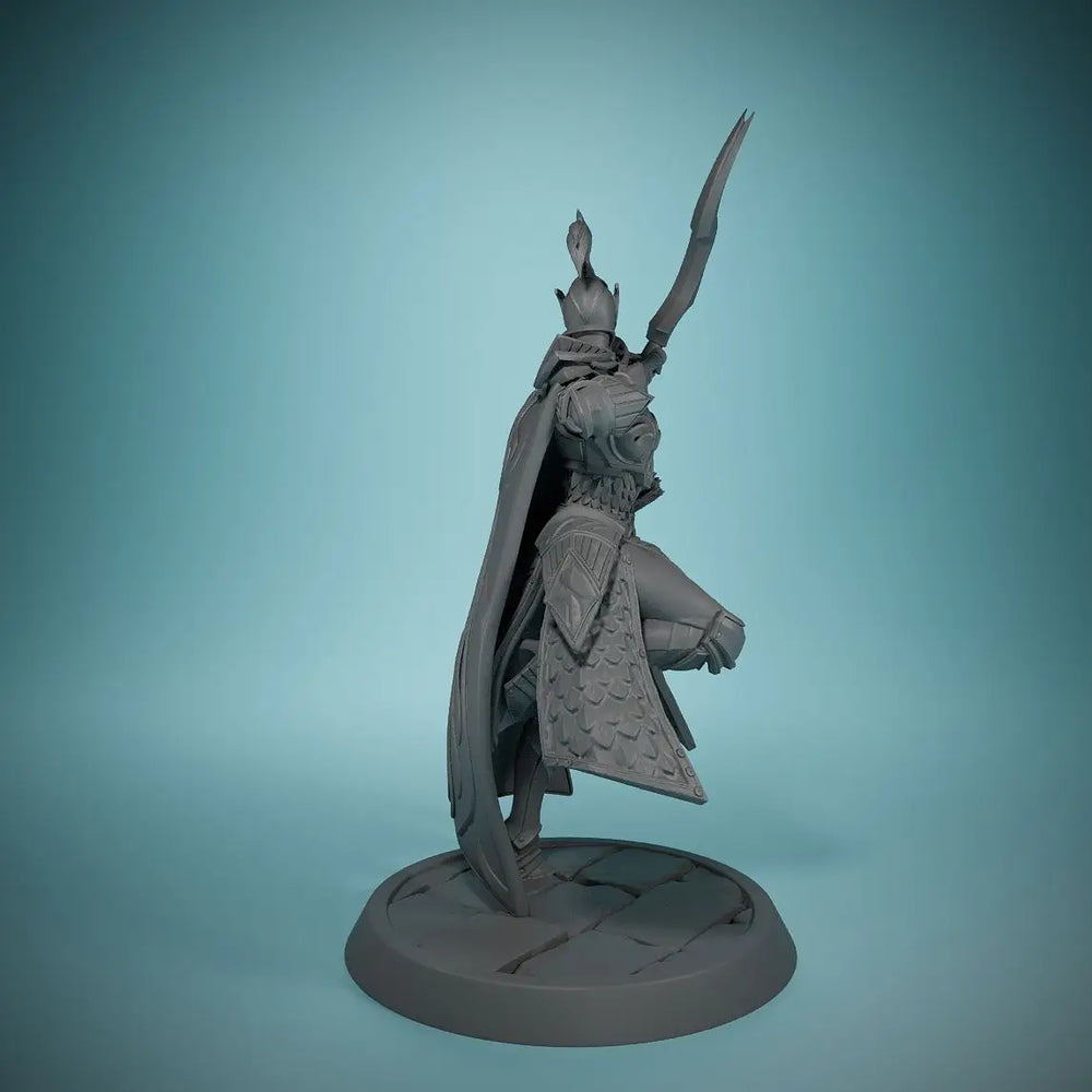 85mm Elven Archer Warrior, Resin Model Figure Kit, Fantasy Theme, Unassembled and Unpainted