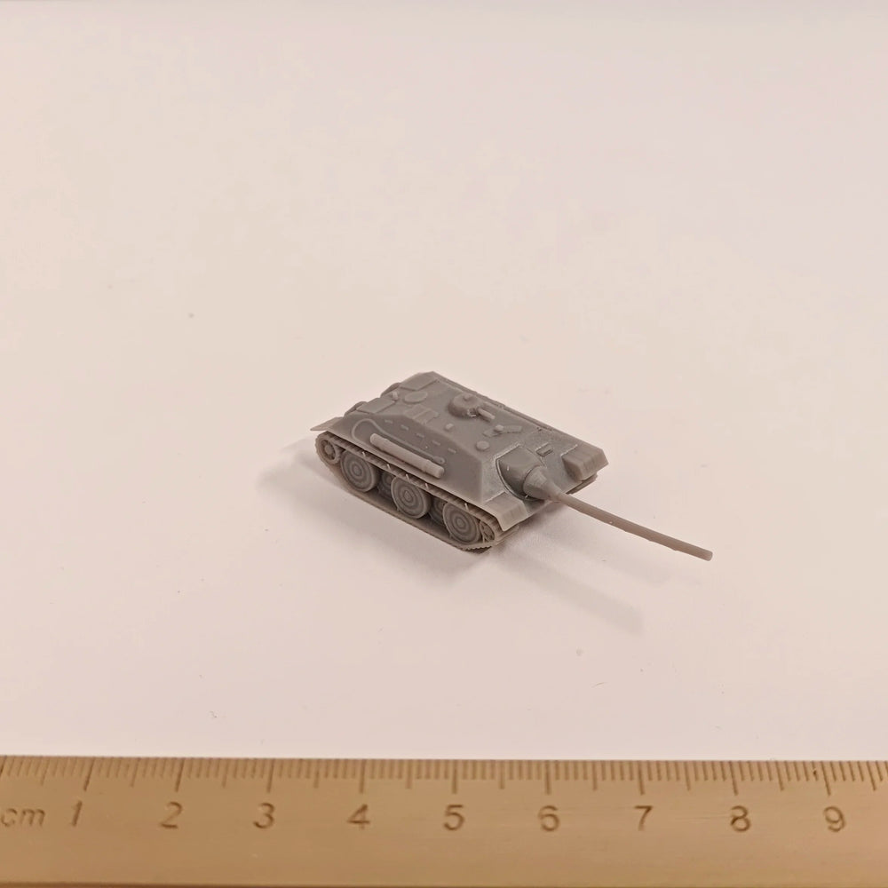 1/144 WWII German E-25 Tank Destroyer, Resin Model Vehicle Kit, Unassembled and Unpainted