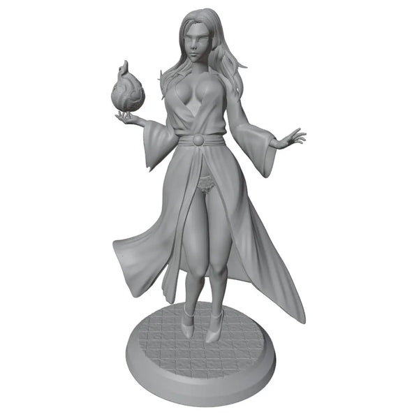 1/24 Sorceress Characters, 4 Figures, Resin Model Figure Kit, Fantasy Theme, Unassembled and Unpainted