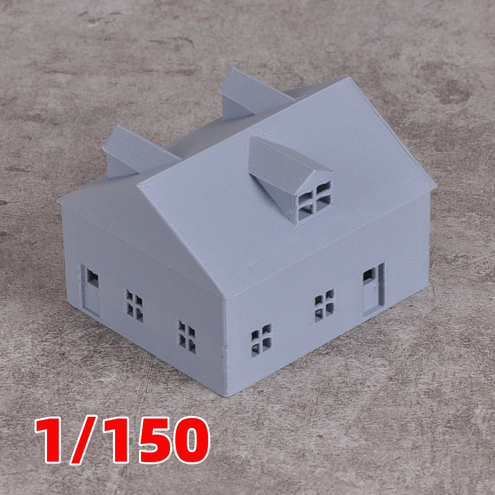 1/87 European Cottage, Resin Model Diorama Kit, Historical Theme, Unassembled and Unpainted