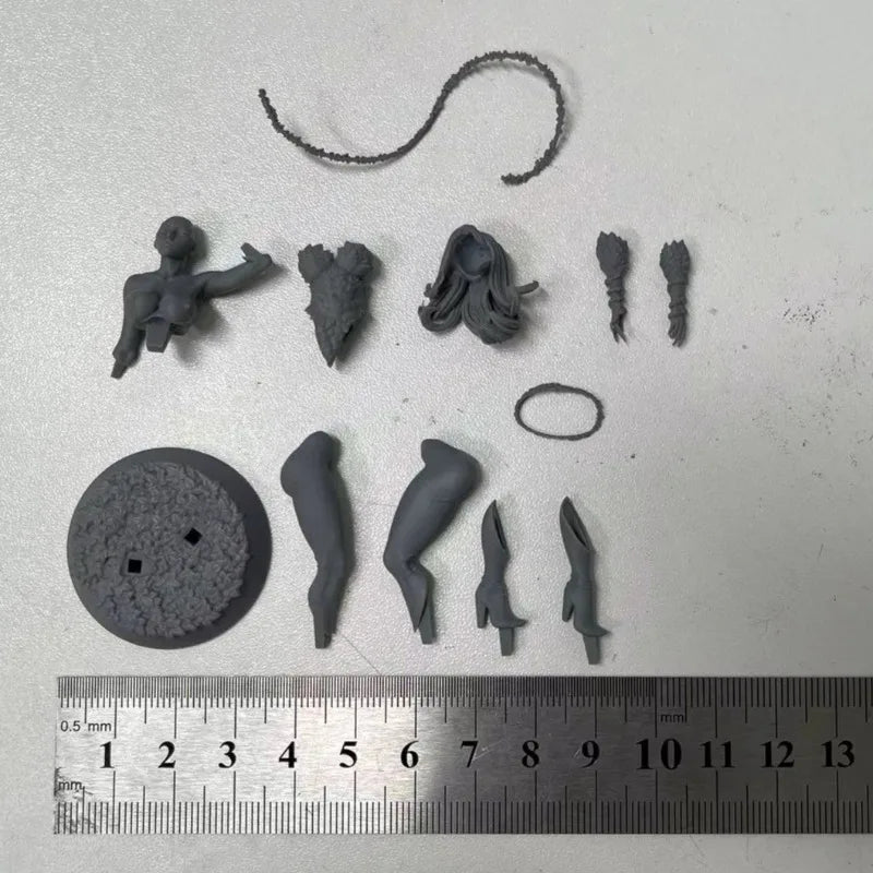1/24 Forest Queen Warrior, Resin Model Figure Kit, Sci-Fi Theme, Unassembled and Unpainted