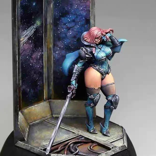 30mm Dead Kingdom Twilight Knight, Resin Model Figure Kit, Fantasy Theme, Unassembled and Unpainted