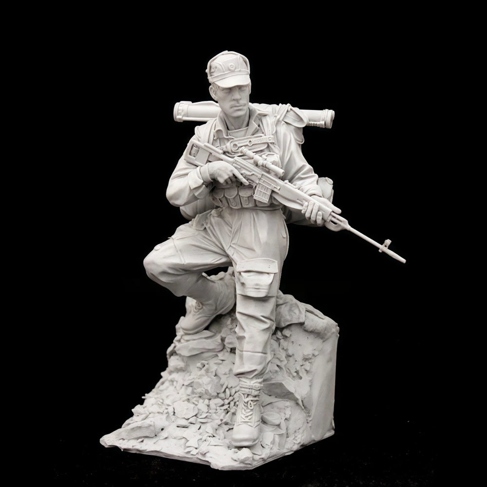 75mm Modern Russian Special Forces Afghanistan, 5 Figures, Resin Model Figure Kit, Unassembled and Unpainted