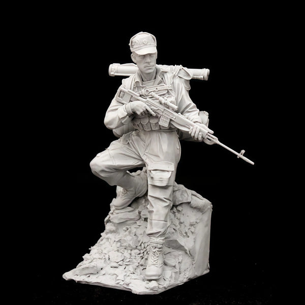 75mm Modern Russian Special Forces Afghanistan, 5 Figures, Resin Model Figure Kit, Unassembled and Unpainted