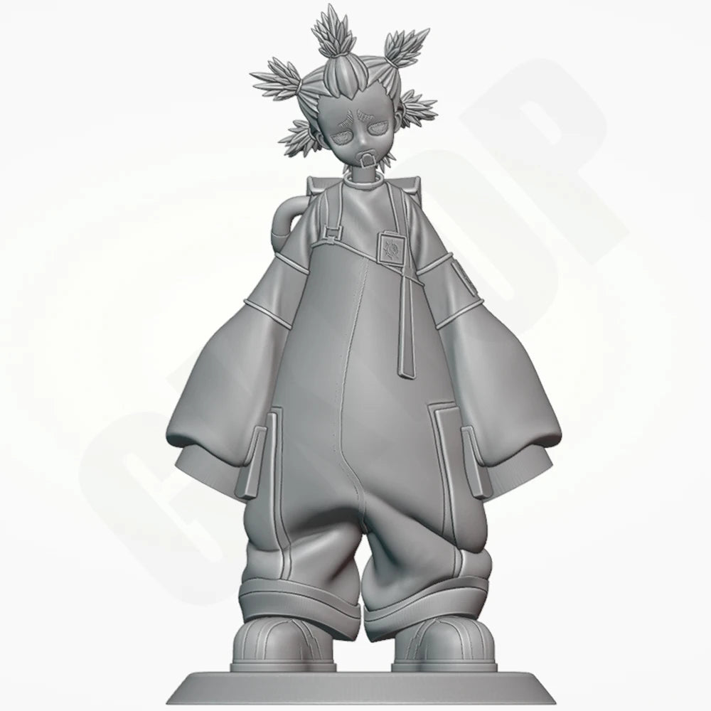 1/24 Warrior with Radiating Spikes and Tactical Coat, Resin Model Figure Kit, Anime Theme, Unassembled and Unpainted