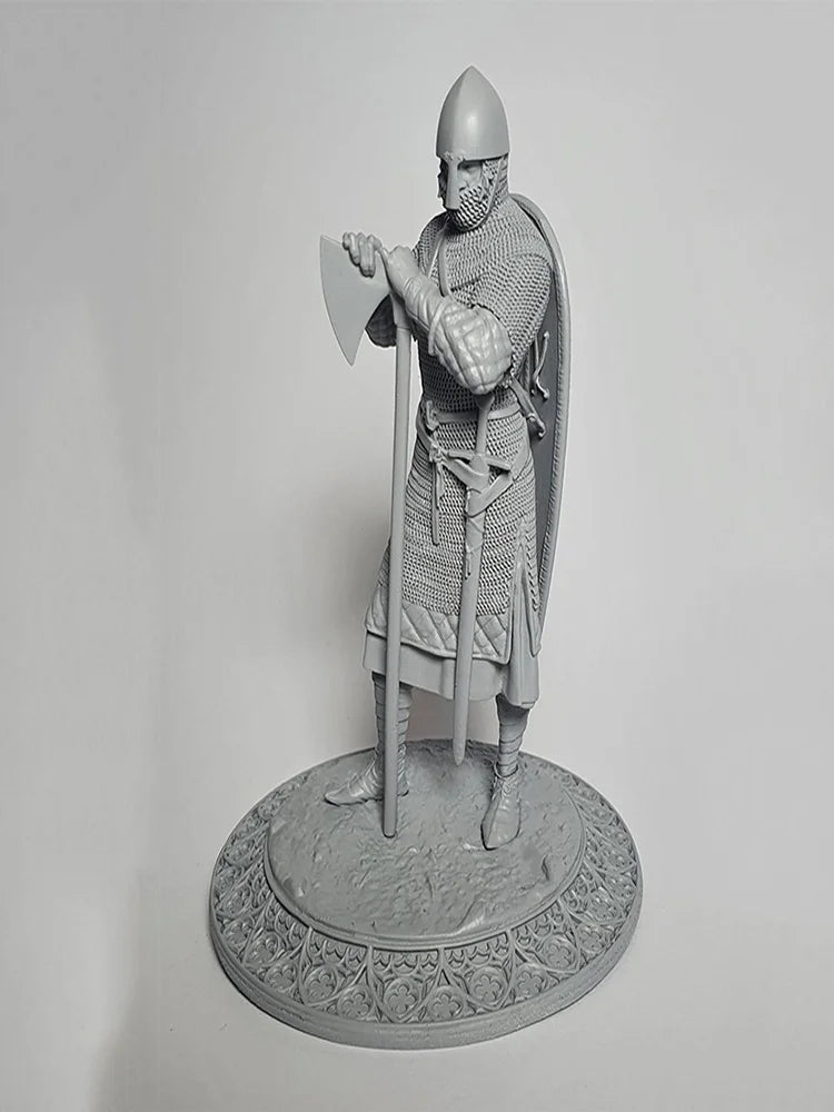 1/24 Medieval Norman Knight, Resin Model Figure Kit, Unassembled and Unpainted