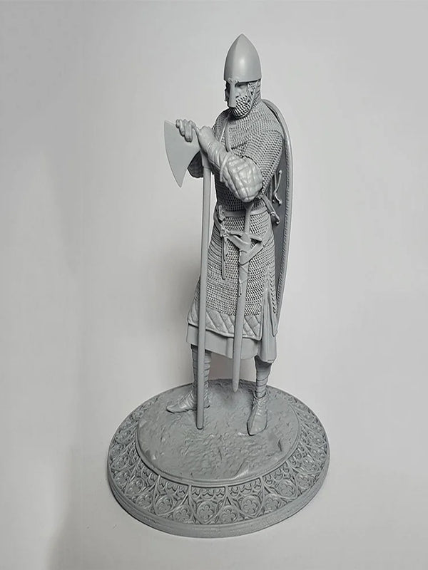 1/24 Medieval Norman Knight, Resin Model Figure Kit, Unassembled and Unpainted