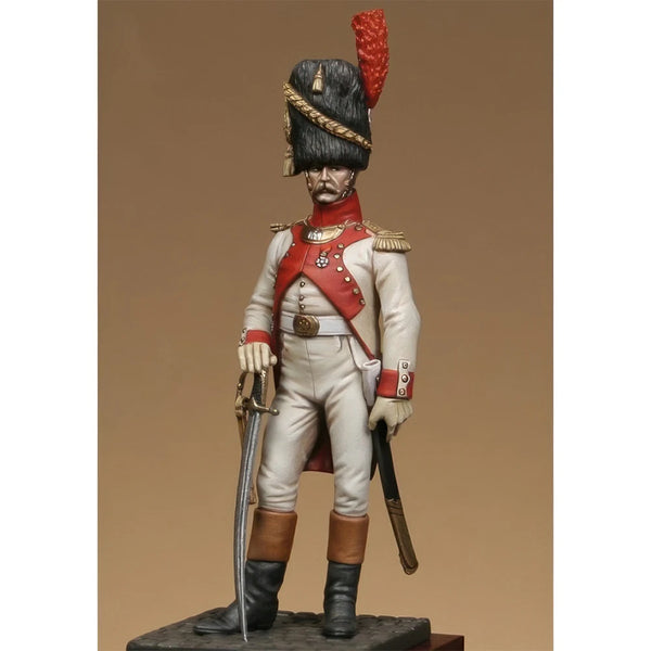 1/32 Napoleonic Dutch Guard Grenadier, Resin Model Figure Kit, Unassembled and Unpainted