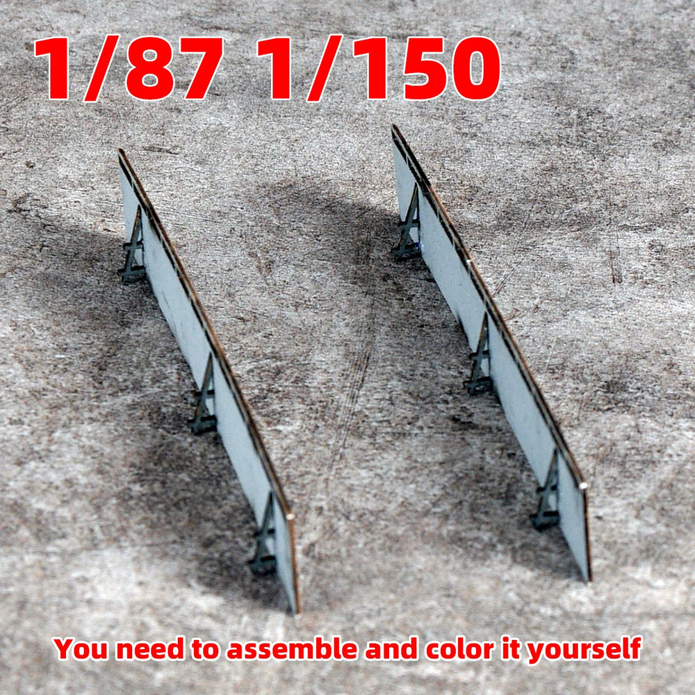 1/87 Railway Scene Structures, Resin Model Diorama Kit, Historical Theme, Unassembled and Unpainted