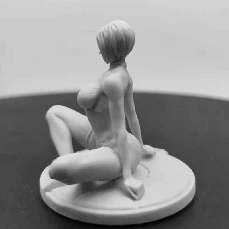 75mm Pin-up Female Gunner, Resin Model Figure Kit, Unassembled and Unpainted