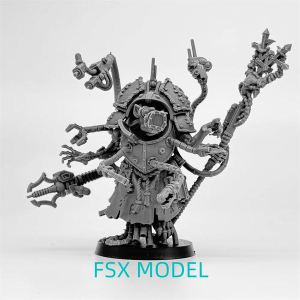 Raticus Priest Chaos Cultist, Resin Model Figure Kit, Fantasy Theme, Unassembled and Unpainted