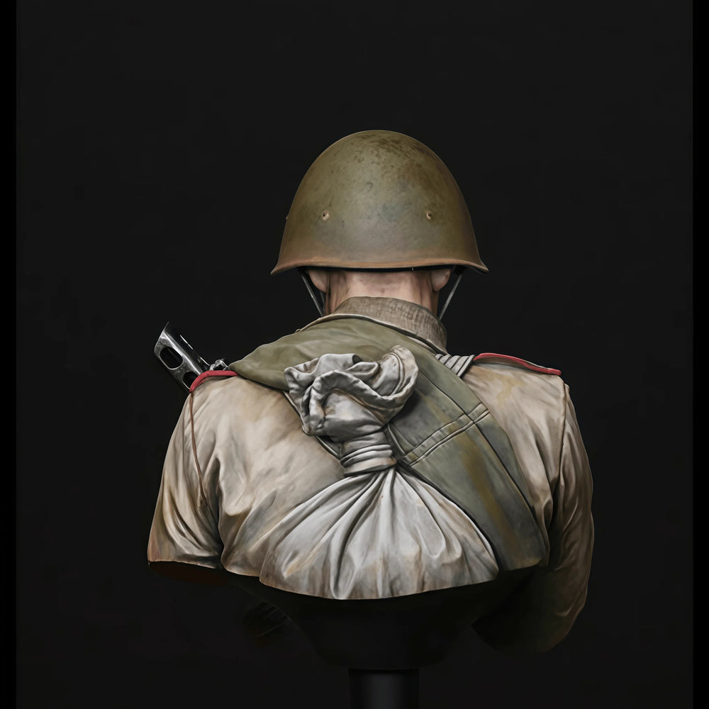 1/10 WWI Infantry Officer, Resin Model Bust Kit, Unassembled and Unpainted