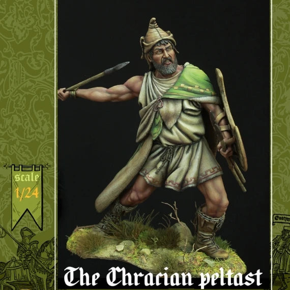 80mm Classical Hero with Companion, Resin Model Figure Kit, Mythology Theme, Unassembled and Unpainted