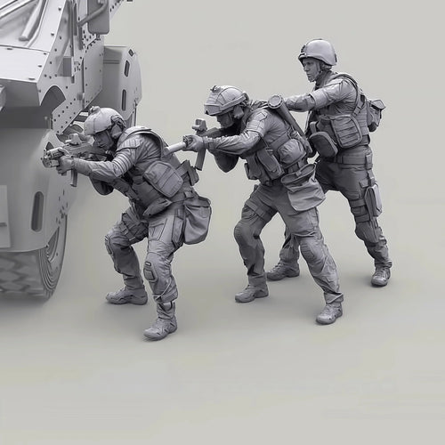 Modern Special Forces Tactical Team 1/35 Resin Figure Kit