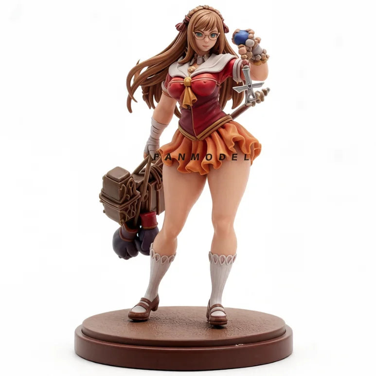 38mm Female Adventurer, Resin Model Figure Kit, Fantasy Theme, Unassembled and Unpainted