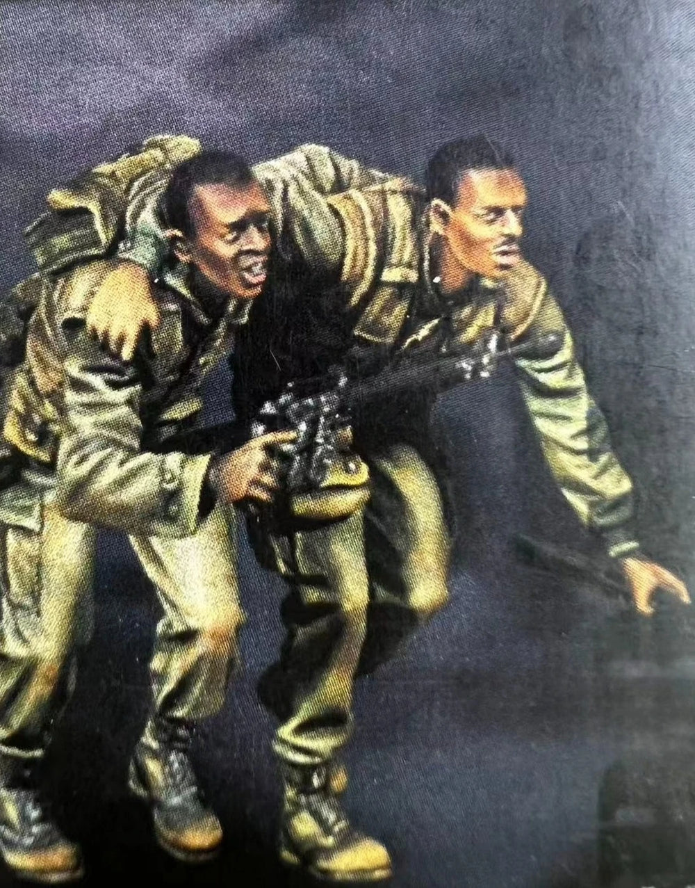 1/35 Modern US Marines Casualty Evacuation, 2 Figures, Resin Model Figure Kit, Unassembled and Unpainted