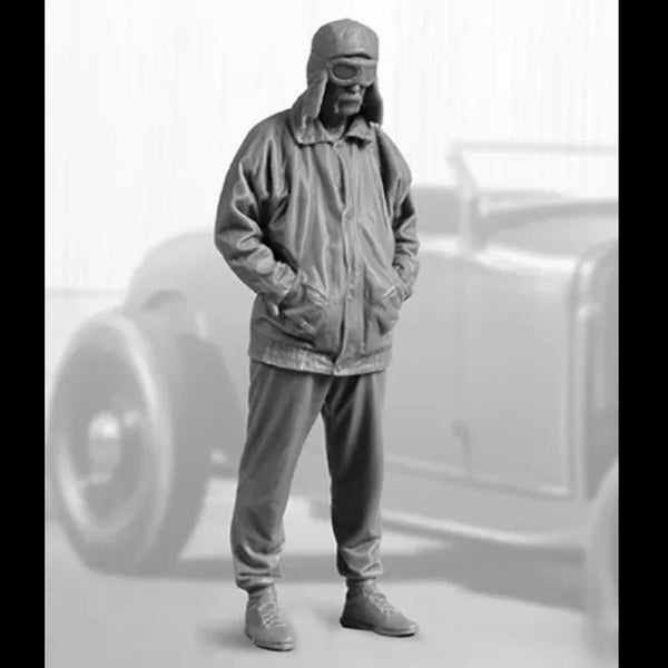 1/32 WWII Civilian Pilot, Resin Model Figure Kit, Unassembled and Unpainted