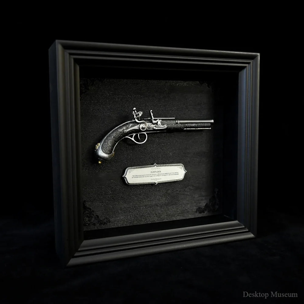 European Flintlock Pistol, Resin Model Accessory Kit, Military Theme, Unpainted