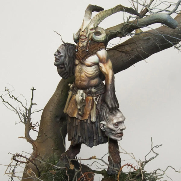 1/24 Goatman Demon, Resin Model Figure Kit, Fantasy Theme, Unassembled and Unpainted