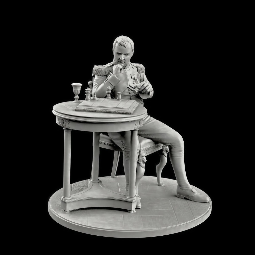 75mm Napoleonic French Emperor Napoleon, Resin Model Figure Kit, Unassembled and Unpainted