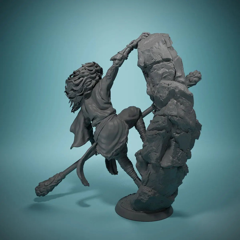 65mm Wukong Monkey King, Resin Model Figure Kit, Mythology Theme, Unassembled and Unpainted