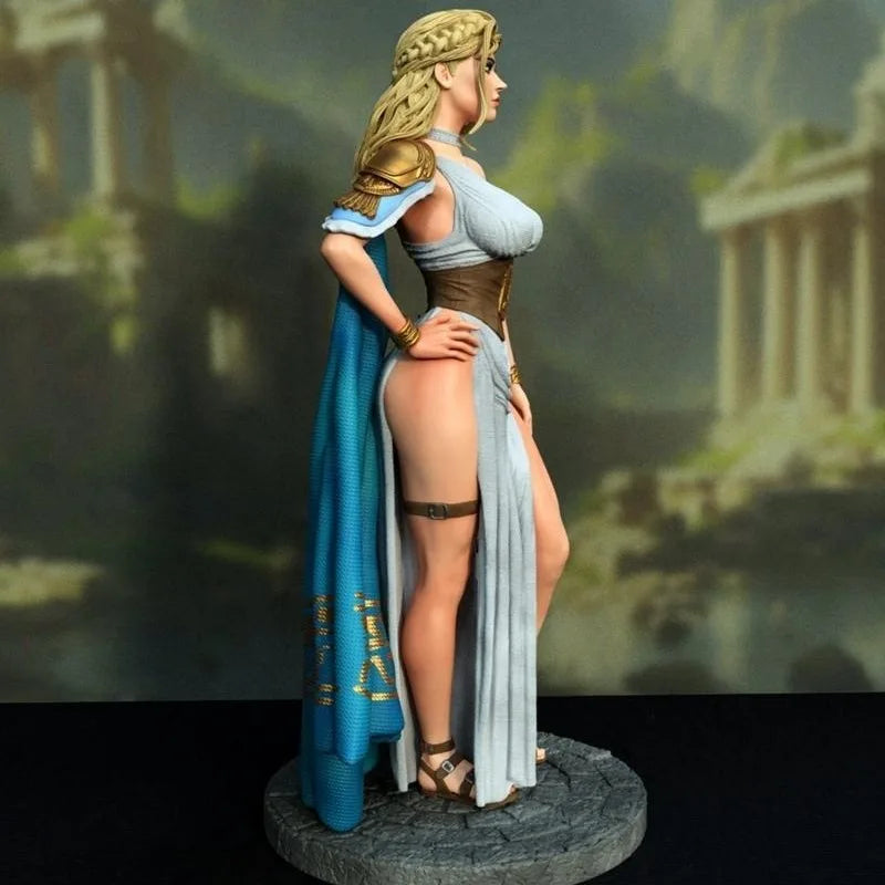 1/24 Ancient Greek Goddess Warrior, Resin Model Figure Kit, Unassembled and Unpainted