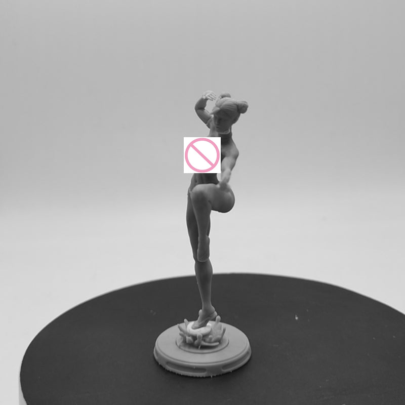 1/24 Game Fighter Character, Resin Model Figure Kit, Anime Theme, Unassembled and Unpainted