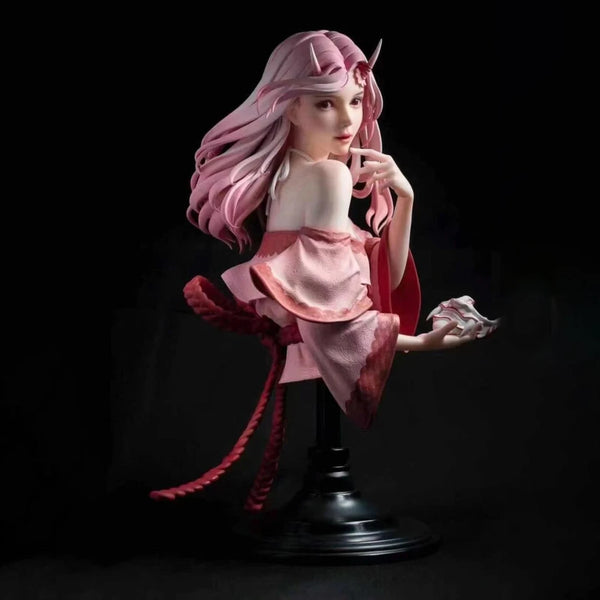 55mm Female Demon, Resin Model Figure Kit, Fantasy Theme, Unassembled and Unpainted