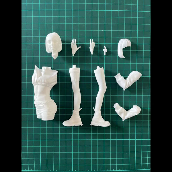 1/8 Female, Resin Model Figure Kit, Unassembled and Unpainted