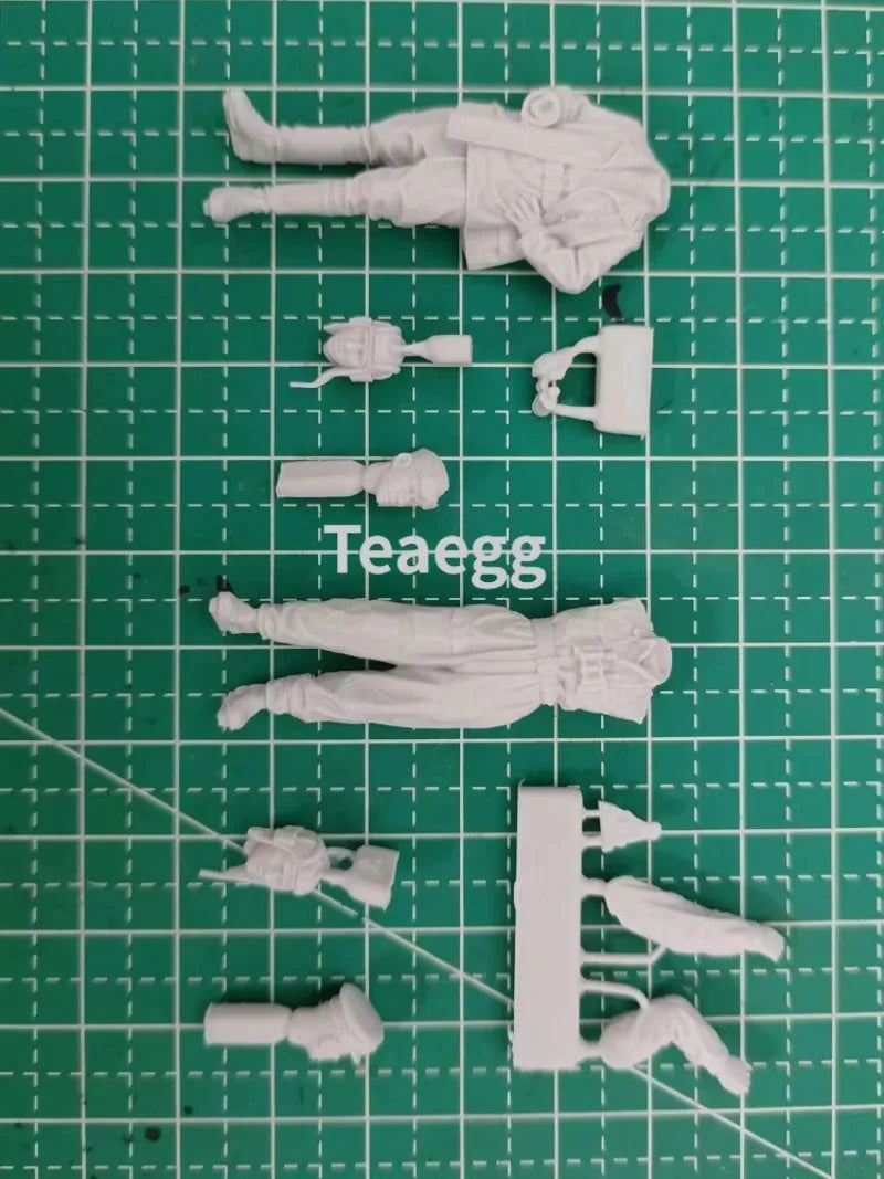 1/35 Cold War Soviet Tank Officers, 2 Figures, Resin Model Figure Kit, Unassembled and Unpainted