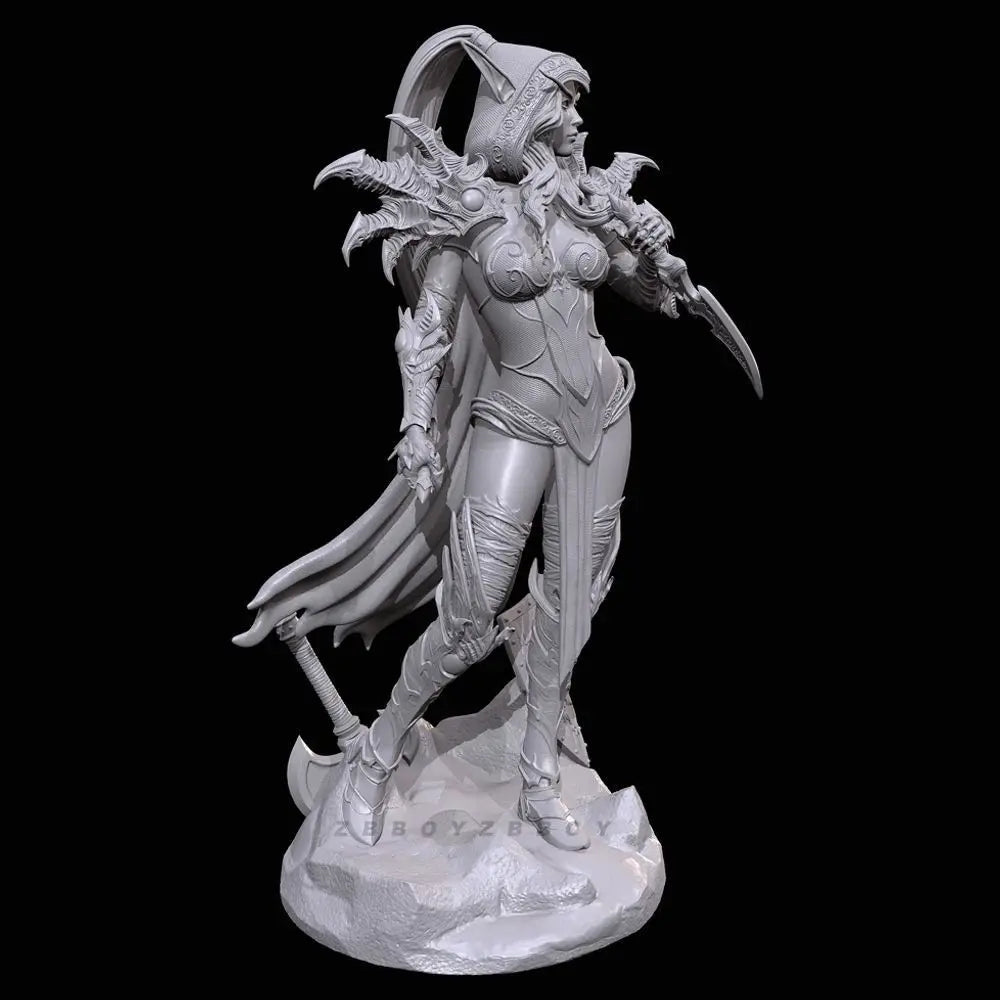 38mm Dark Elf Assassin, Resin Model Figure Kit, Fantasy Theme, Unassembled and Unpainted