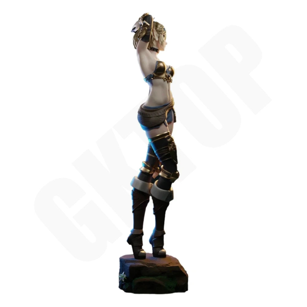 1/24 Female Sci-Fi Commando in Tactical Gear, Resin Model Figure Kit, Unassembled and Unpainted