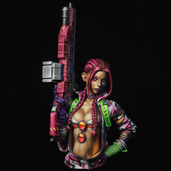 Cyberpunk Female Soldier — 1/10 Resin Figure