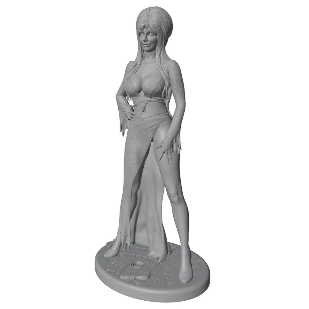 1/24 Woman in Corset and High-Slit Skirt, Resin Model Figure Kit, Unassembled and Unpainted