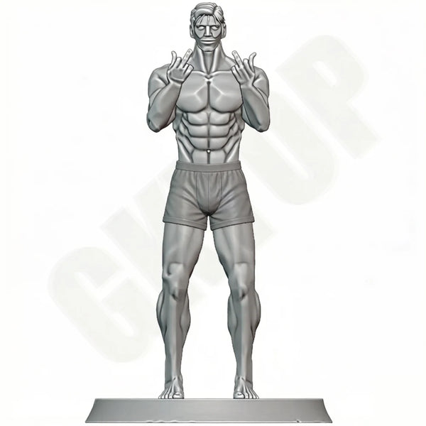 1/24 Muscular Male, Resin Model Figure Kit, Unassembled and Unpainted