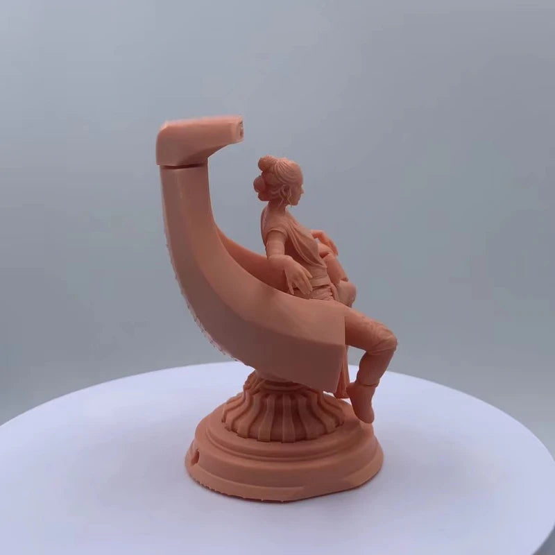 1/24 Female in Draped Robes, Resin Model Figure Kit, Sci-Fi Theme, Unassembled and Unpainted