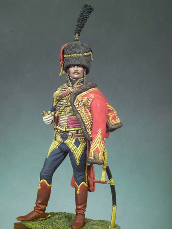 1/18 Ancient Warrior Officer, Resin Model Figure Kit, Unassembled and Unpainted