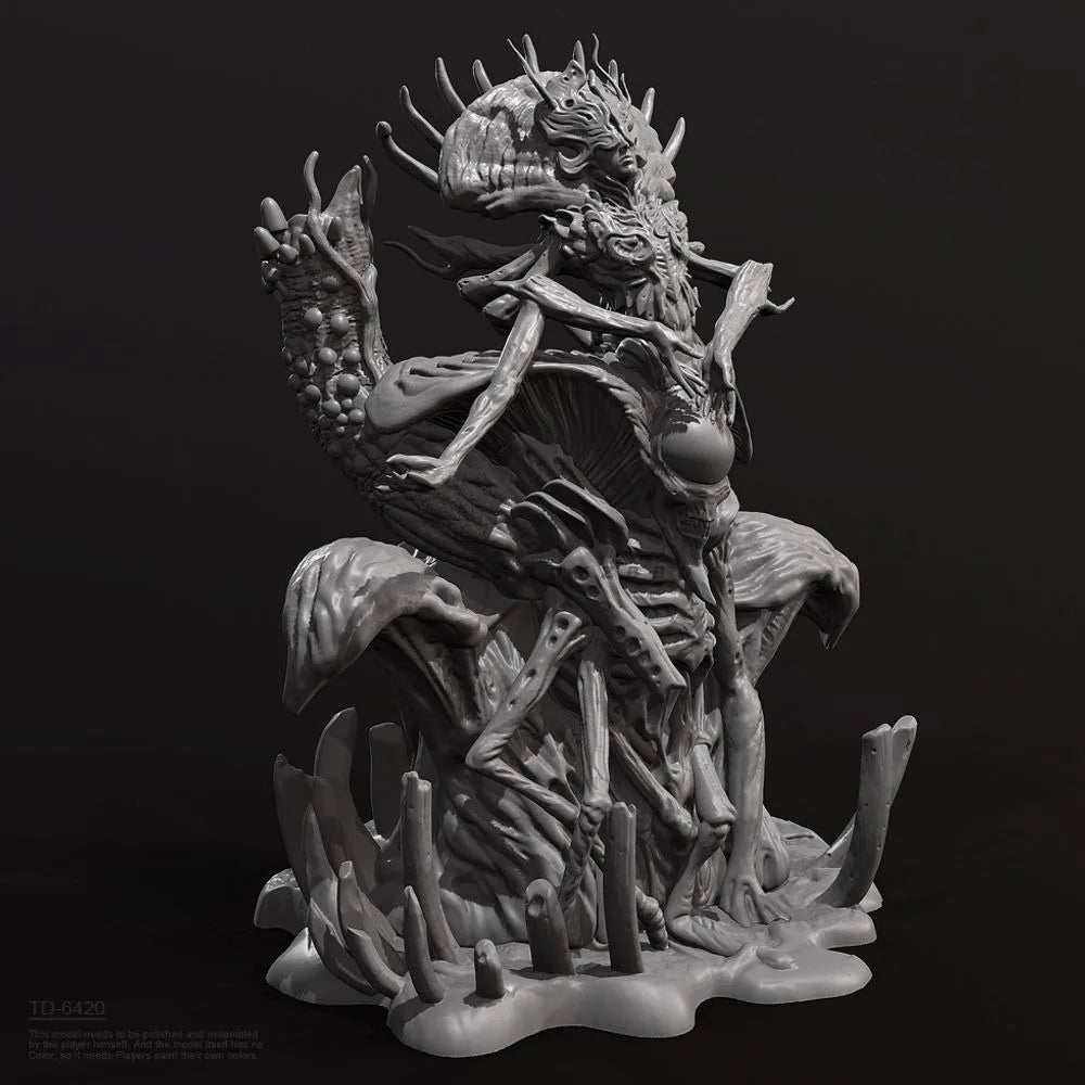 75mm Bellrinda Queen of Withered Bones, Resin Model Figure Kit, Fantasy Theme, Unassembled and Unpainted