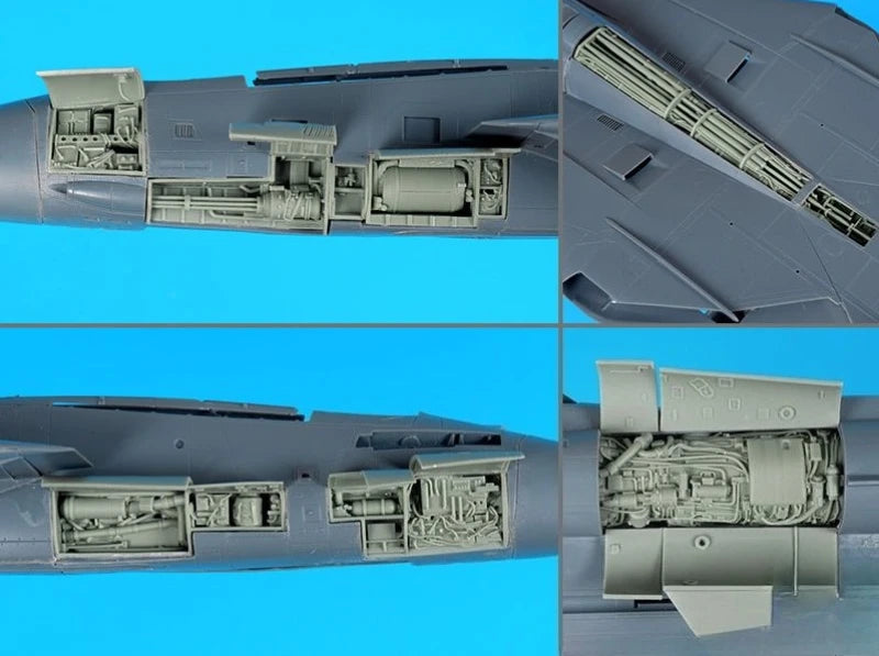 1/48 Cold War F-14D Tomcat Fighter, Resin Model Aircraft Kit, Unassembled and Unpainted