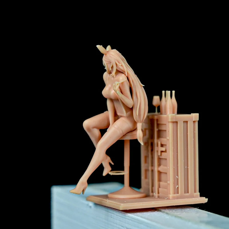 Tifa Bunny Girl, Resin Model Figure Kit, Anime Theme, Unassembled and Unpainted