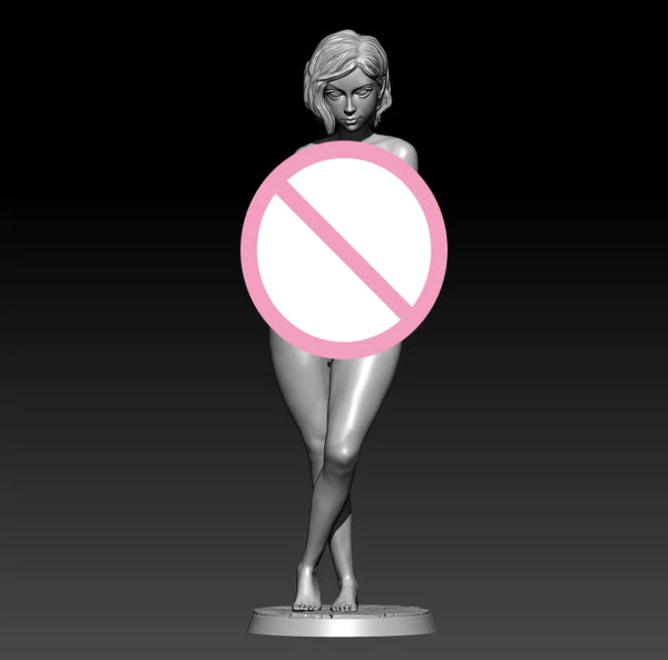 1/18 Female Character, Resin Model Figure Kit, Anime Theme, Unassembled and Unpainted